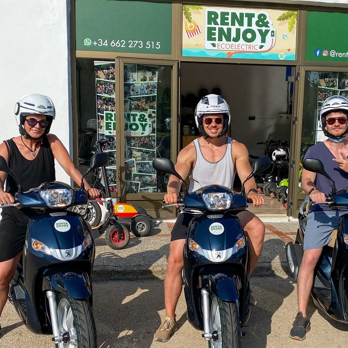 Travelers renting scooters abroad