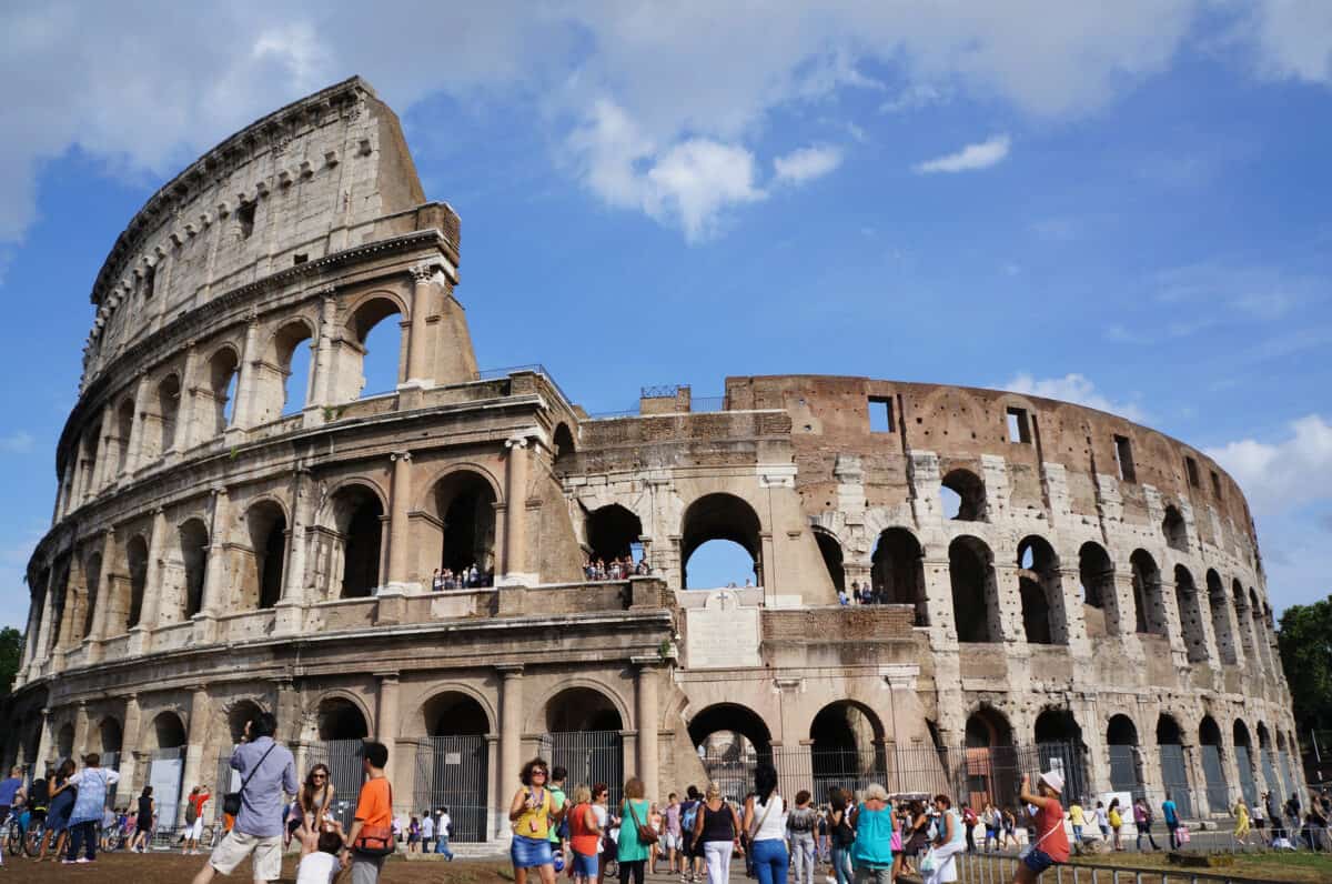 Tourists in Rome